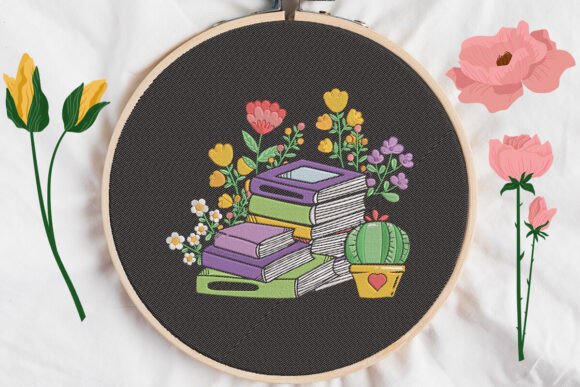 Book Flower: Quirky Charm, Real-World Stitching