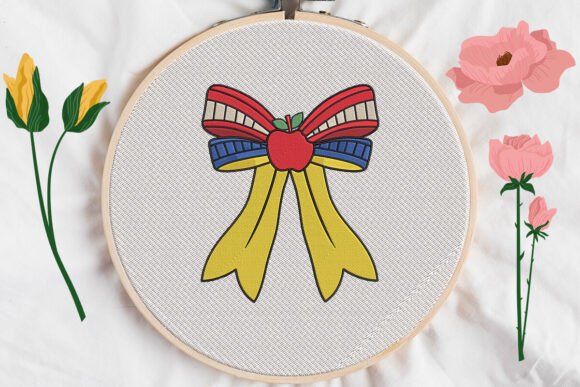 Bow Teacher Applique