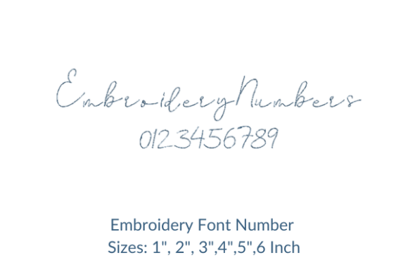 Dealoras Font Numbers: A Smart Pick for Personalized Embroidery