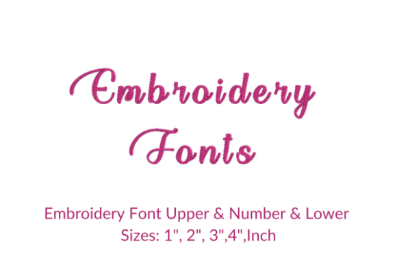Dream Font Embroidery Design