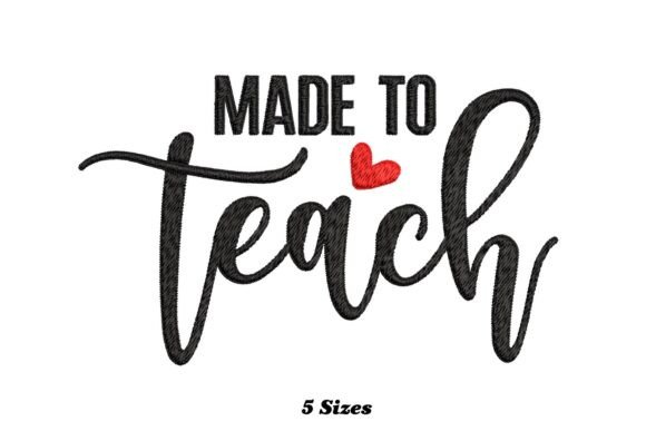 Made to Teach: A Charming Embroidery Design for Meaningful Handmade Gifts