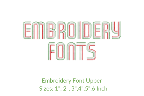 Wox Font Uppercase: A Seasonal Embroidery Staple